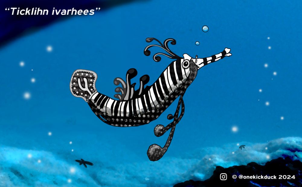 Spot the difference puzzle of a fish inspired by a piano keyboard